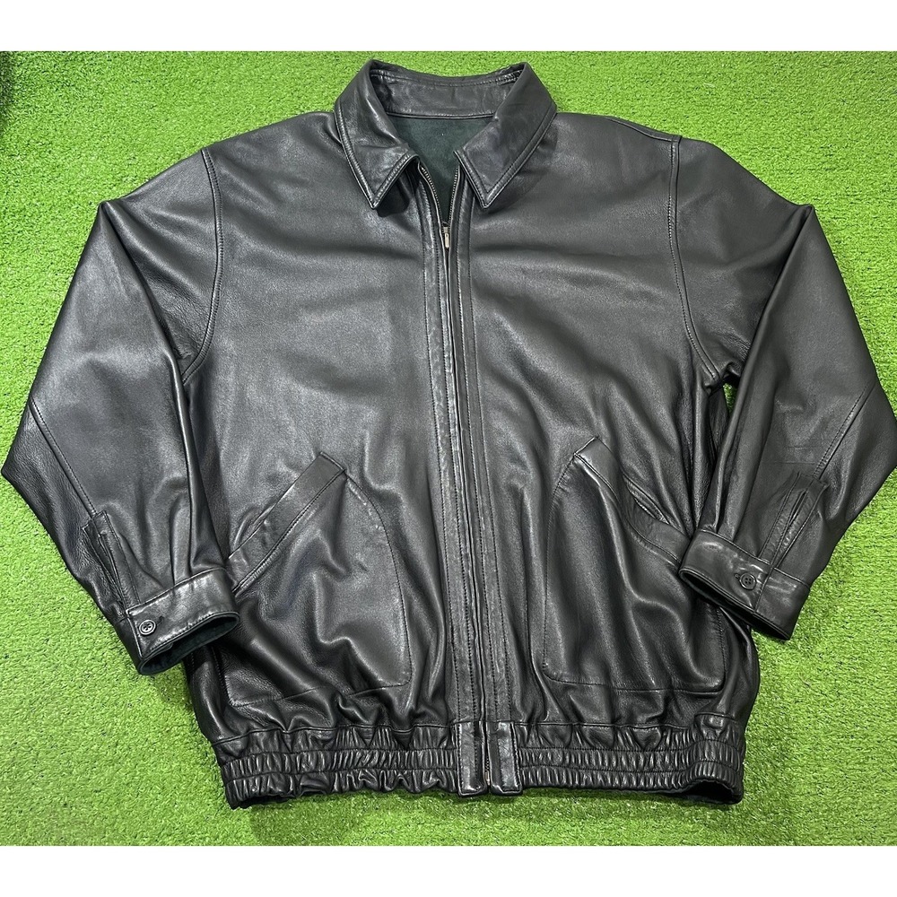 VTG Reversible Leather Jacket L Lambskin Suede Butter Soft Missani Le Collezioni